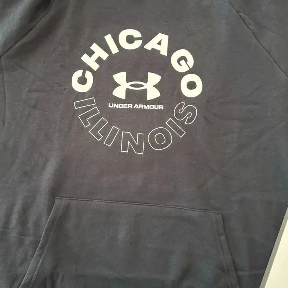 Under Armour NWT Sz XXL Black Chicago Hoodie - Picture 10 of 11